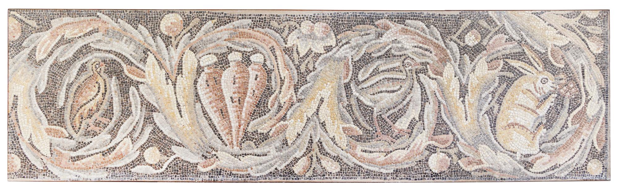 A Byzantine Marble Mosaic Floor Panel