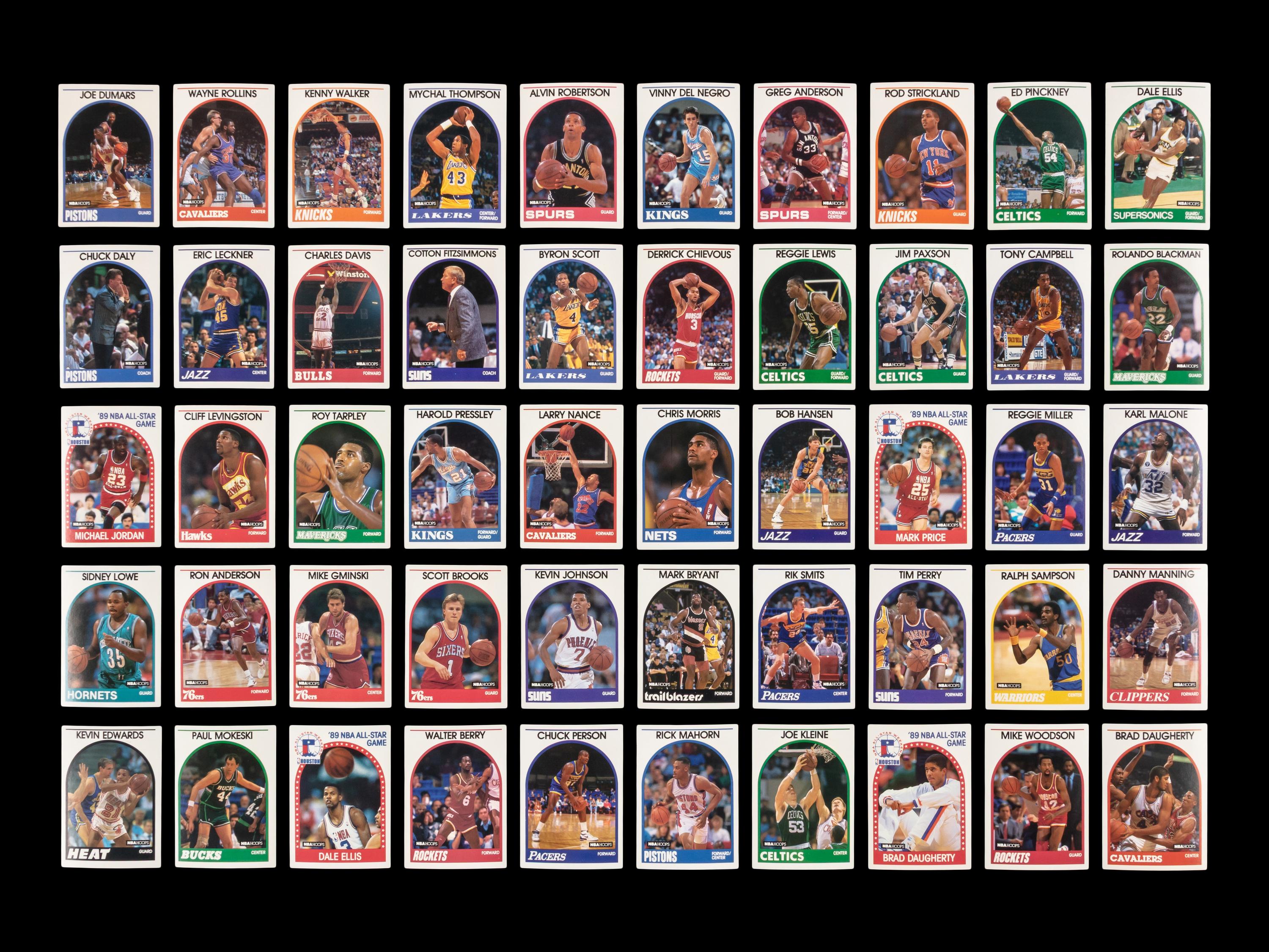 A Collection of Assorted Michael Jordan Basketball Cards