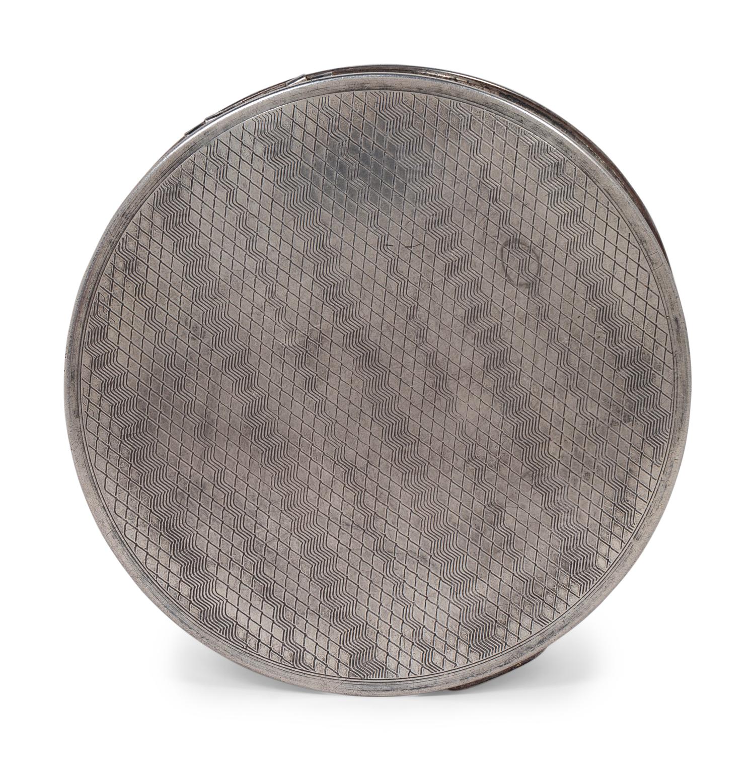 A Jimmie Wilson Baseball Career Achievement Sterling Silver Compact Presented to his Daughter Jane,