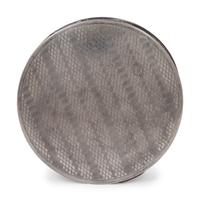 A Jimmie Wilson Baseball Career Achievement Sterling Silver Compact Presented to his Daughter Jane,