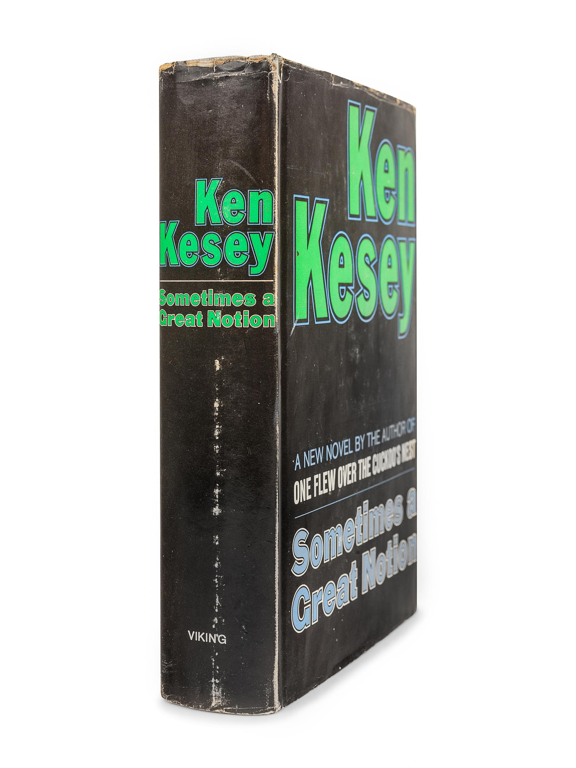 KESEY, Ken (1935-2001). Sometimes a Great Notion. New York: The Viking Press, 1964.