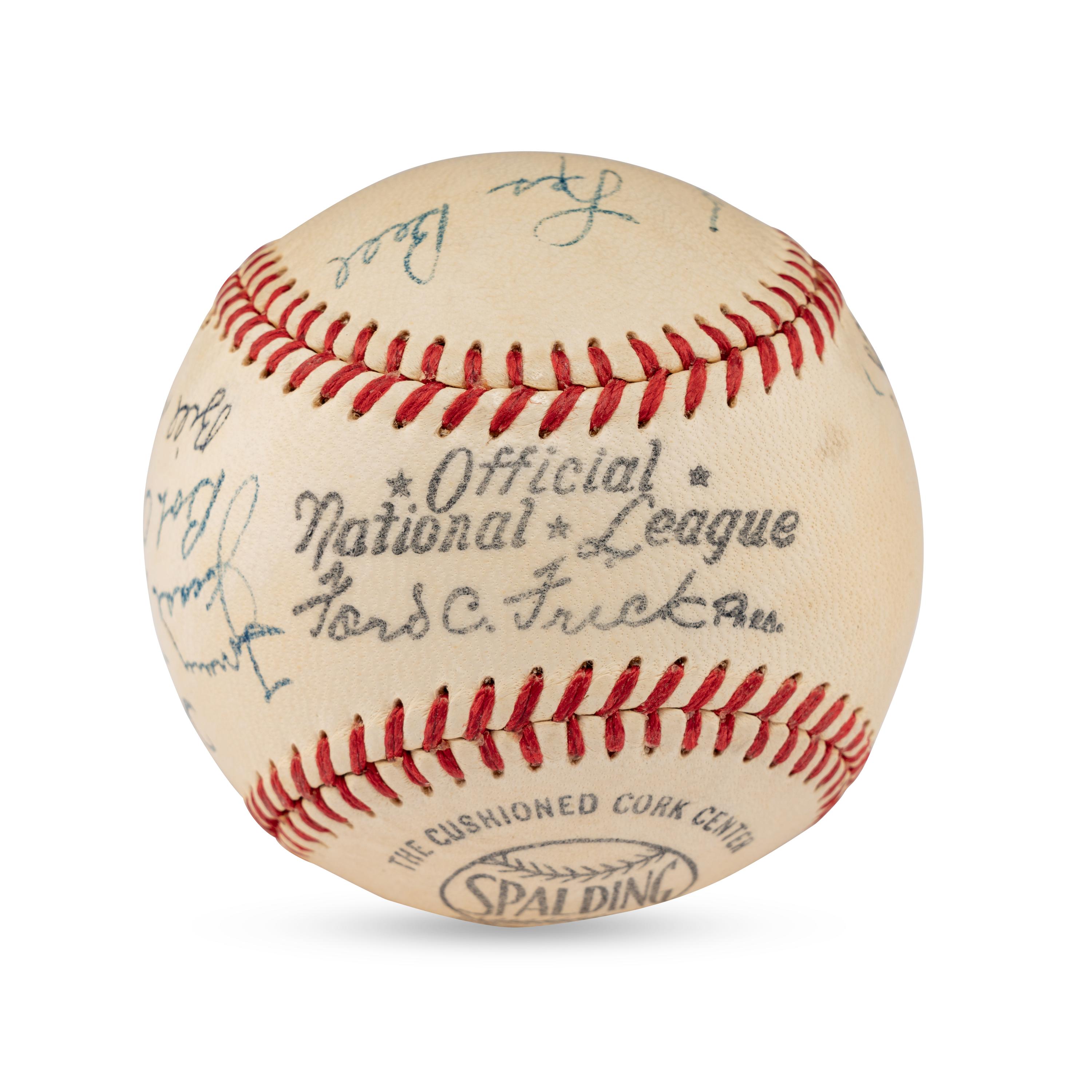 A 1926 St. Louis Cardinals Reunion Multi Signed Baseball Featuring Multiple Hall of Famers (JSA Letter of Authenticity)