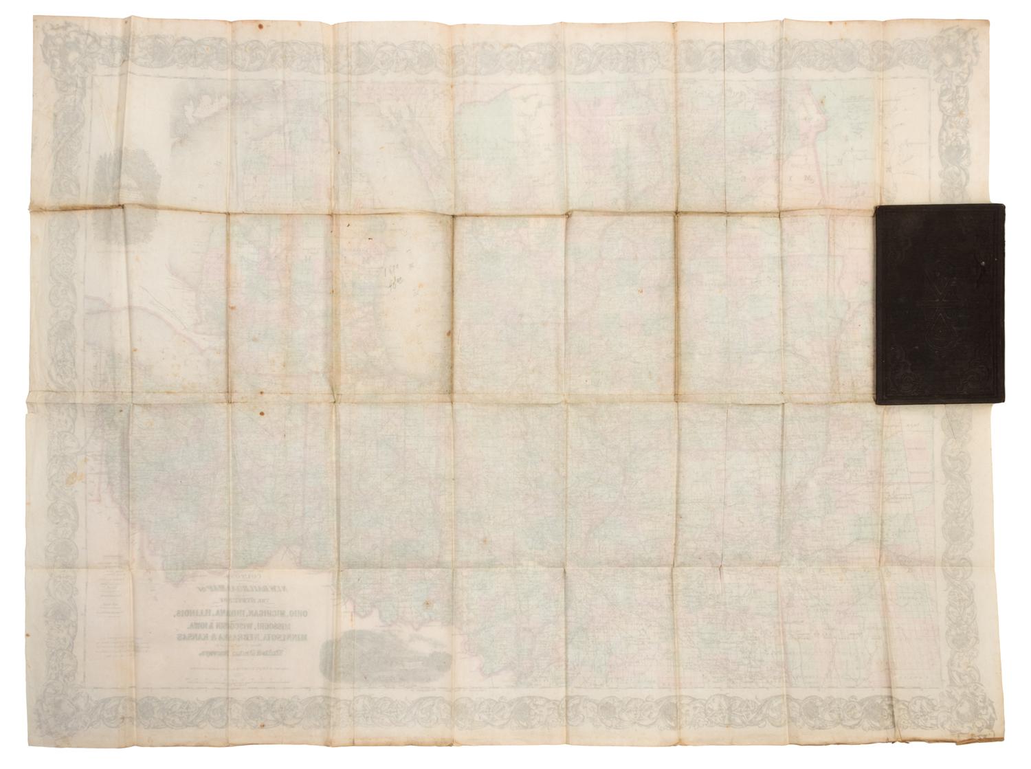 COLTON, G.W. and C.B. Colton's New railroad Map of the States of OH, MI, IN, IL, MO, WI & IA. MN, NE & KS . New York, 1870.