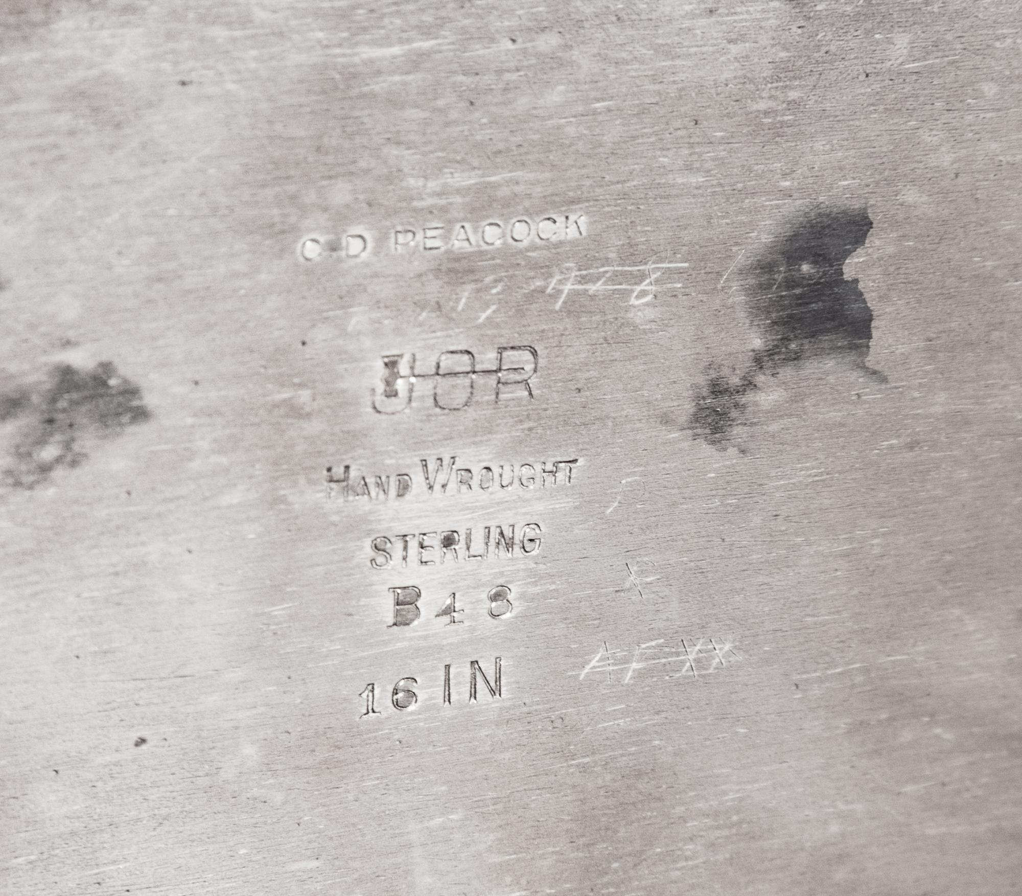 An American Arts and Crafts Silver Serving Dish