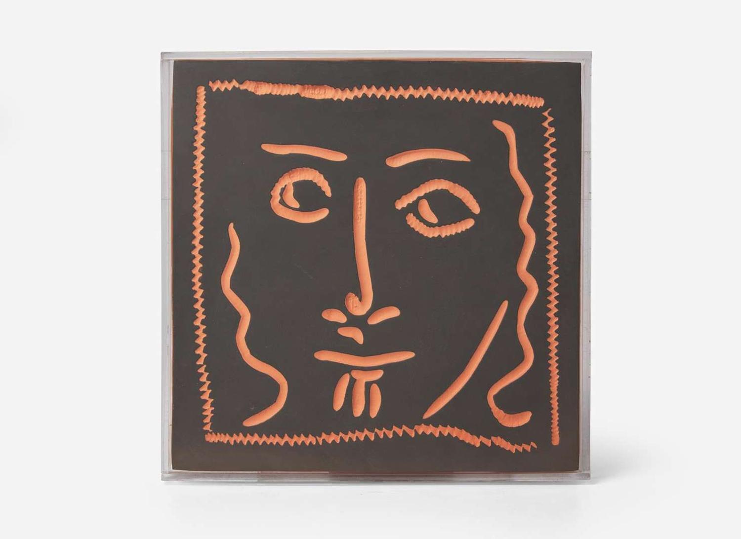 Pablo Picasso (Spanish, 1891-1973) -Visage aux Cheveux Bouclés