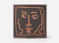 Pablo Picasso (Spanish, 1891-1973) -Visage aux Cheveux Bouclés