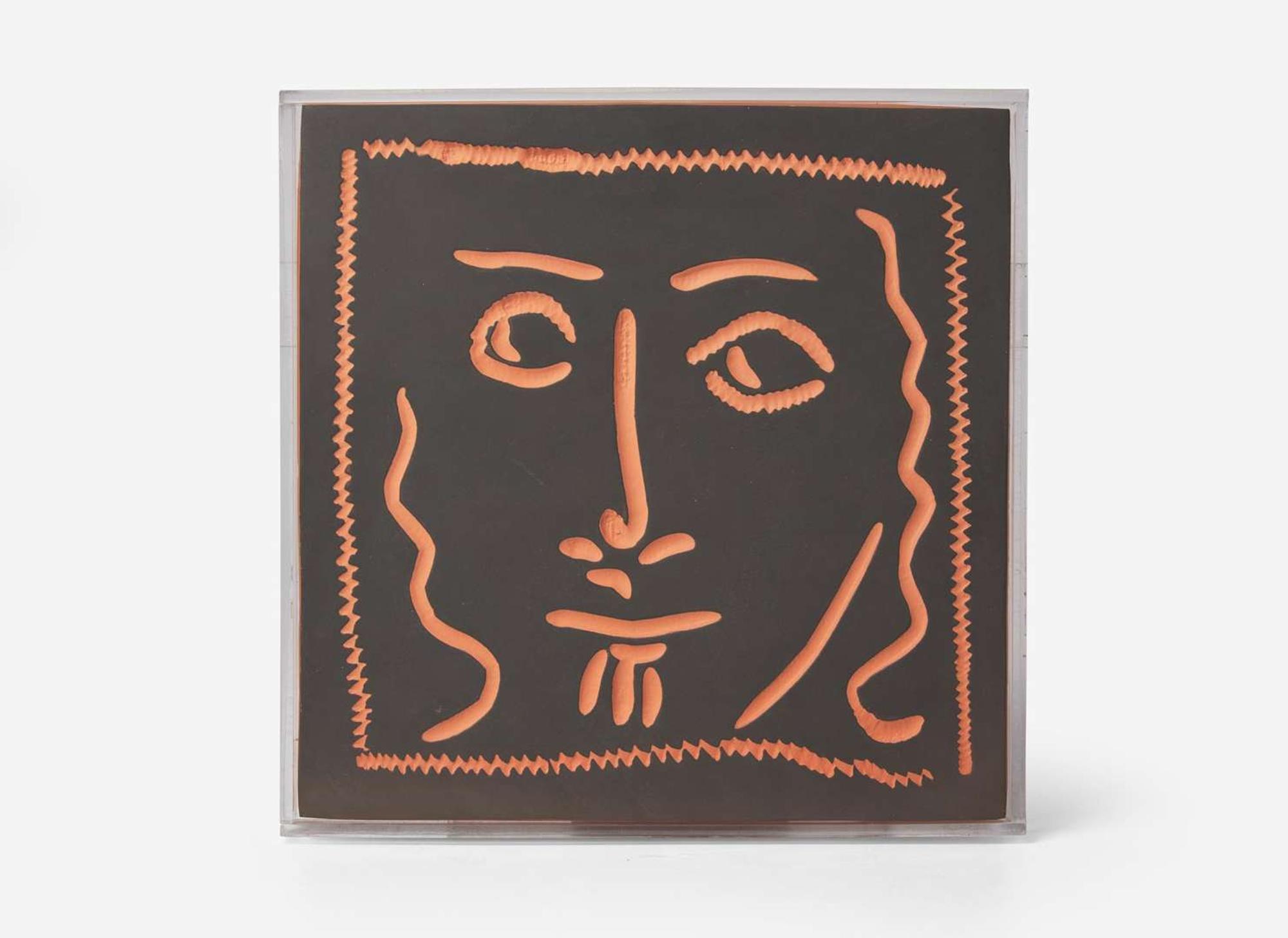 Pablo Picasso (Spanish, 1891-1973) -Visage aux Cheveux Bouclés