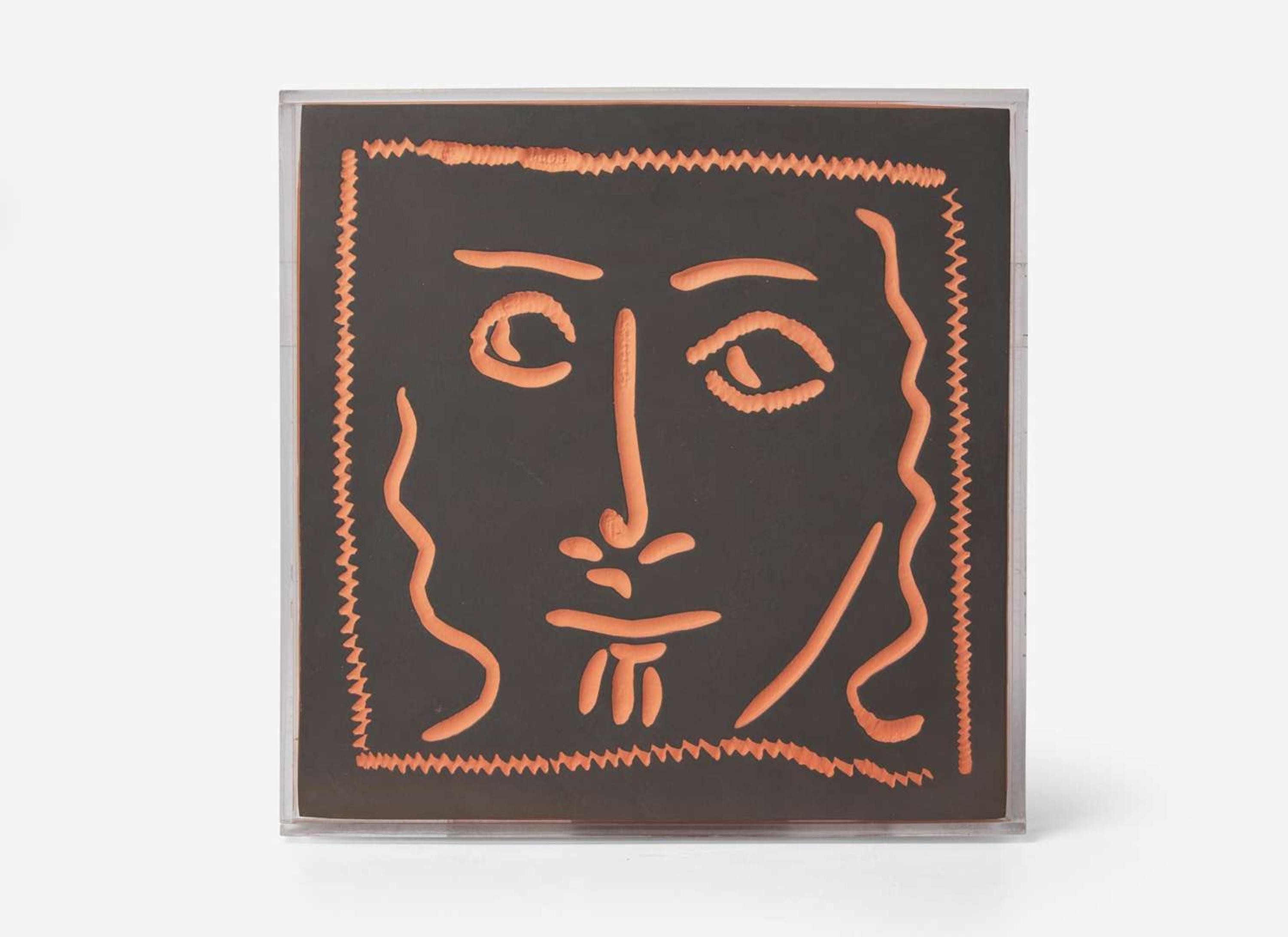 Pablo Picasso (Spanish, 1891-1973) -Visage aux Cheveux Bouclés