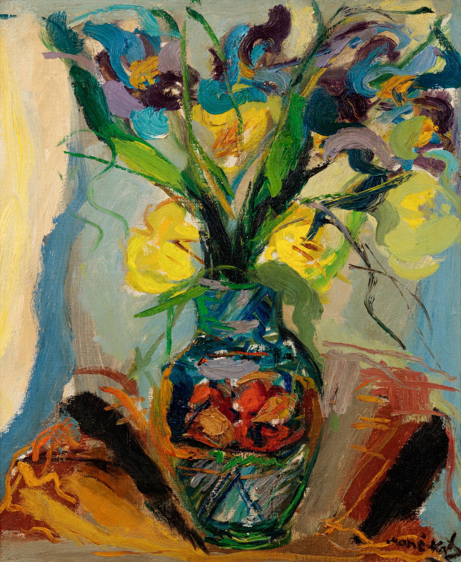 Bowl of Irises