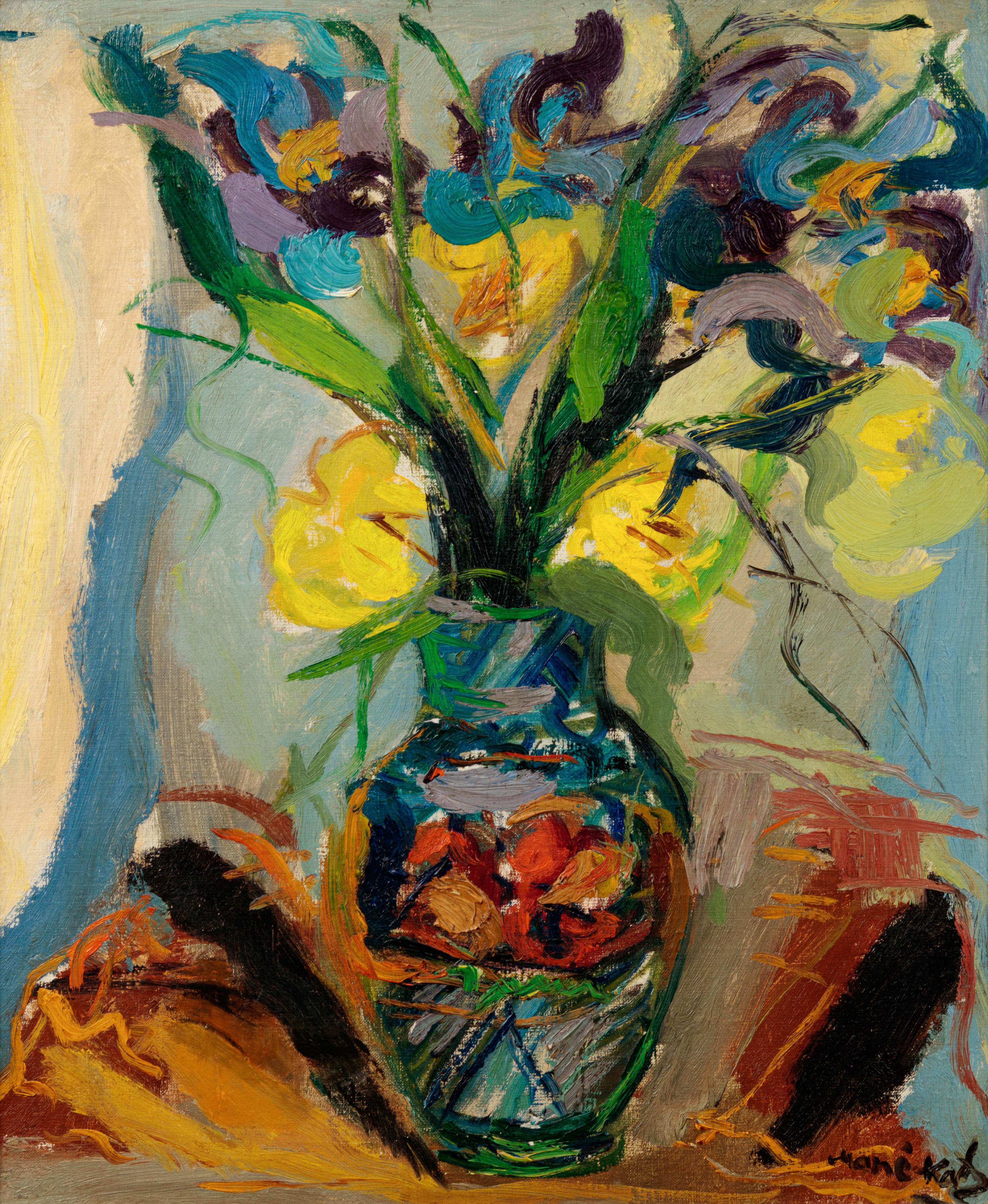Bowl of Irises