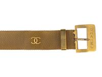 Chanel Gold-Tone Metal Mesh Belt