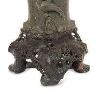 A Chinese Carved Soapstone Vase