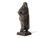 After Solon Hannibal Borglum (1868-1922), A Bronze Figure of Benjamin Franklin As The Elder Statesman