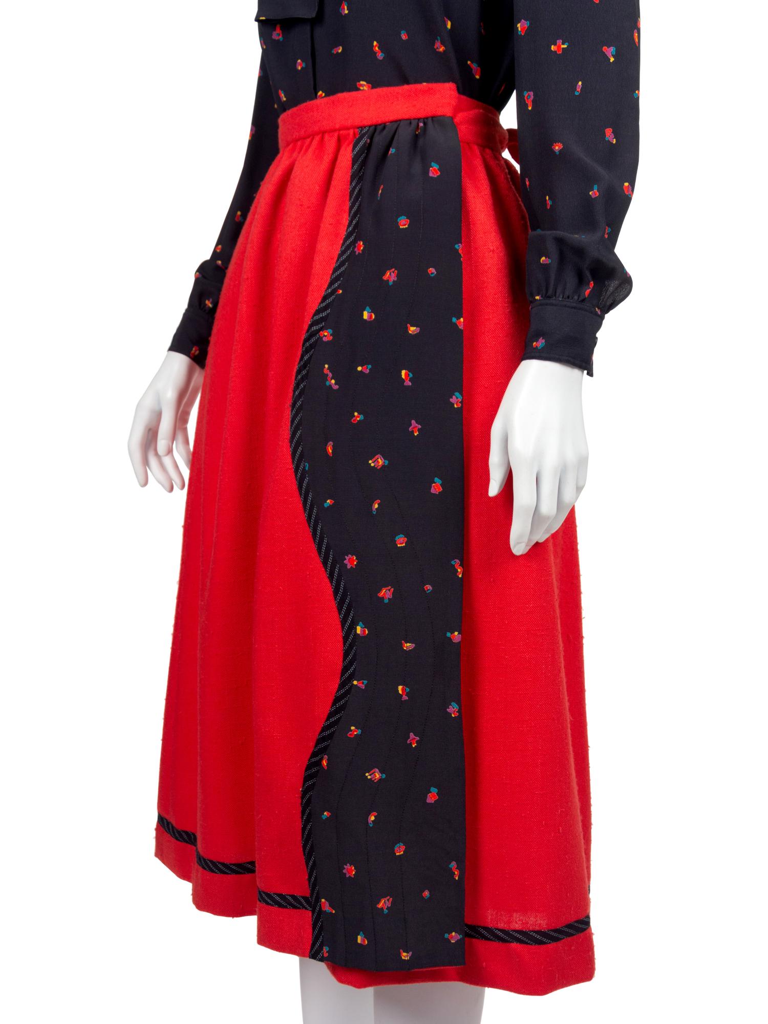 One Bill Blass Dress and Jacket, One Galanos Skirt Suit, and One Koos Ven den Akker Skirt Suit, 1970s-1980s — Sold to benefit the Art Acquisition Fund at the Indianapolis Museum of Art at Newfield.