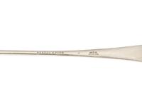 An Early Gorham Silver Olive Spoon and Seafood Forks