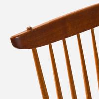 George Nakashima (American, 1905-1990) "New" Chair Rocker with Arms, New Hope, Pennsylvania, 1970