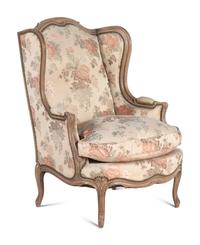 A Pair of Louis XV Style Painted Bergères