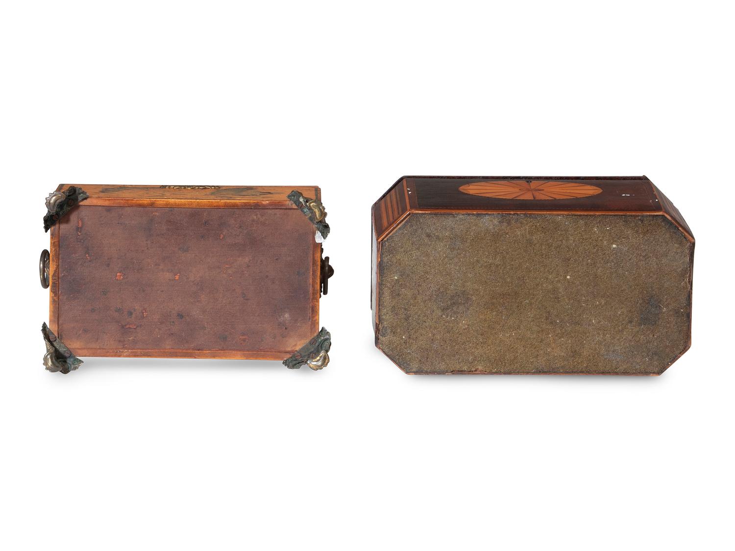 Two English Tea Caddies