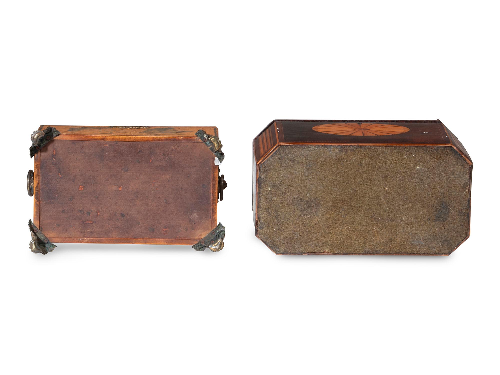 Two English Tea Caddies