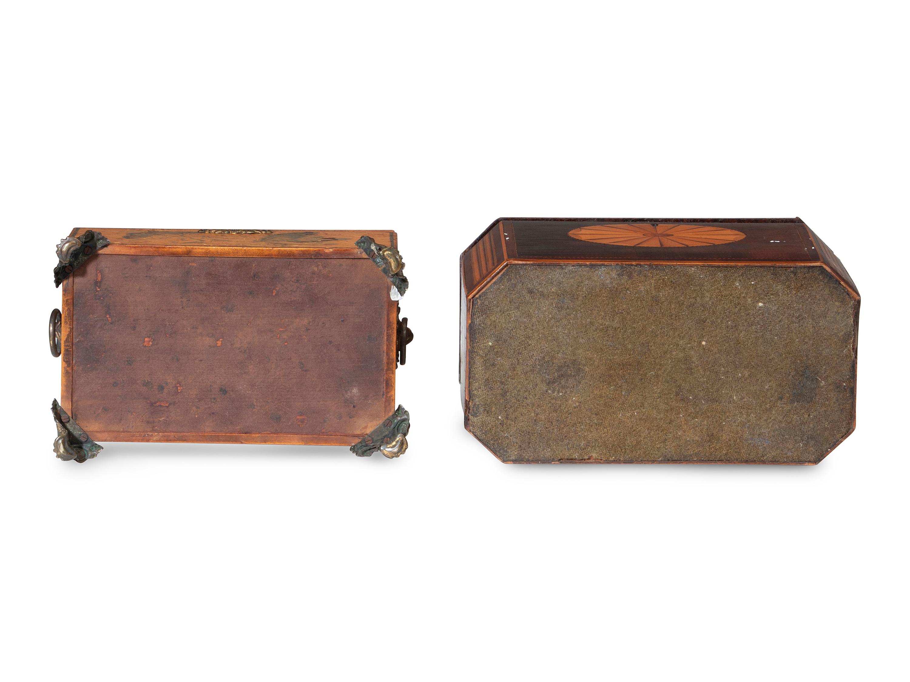 Two English Tea Caddies