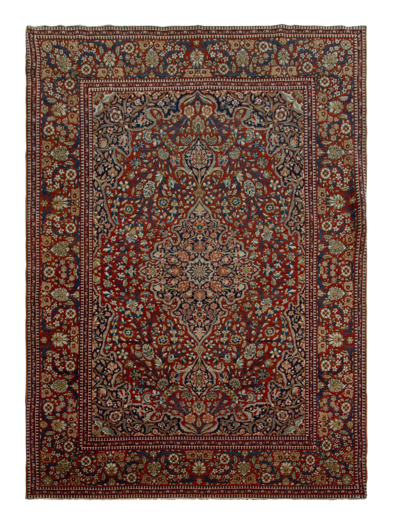 A Mohtasham Kashan Wool Rug