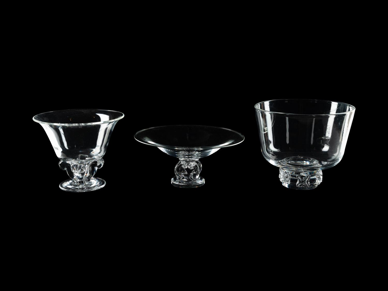 Three Steuben Glass Articles