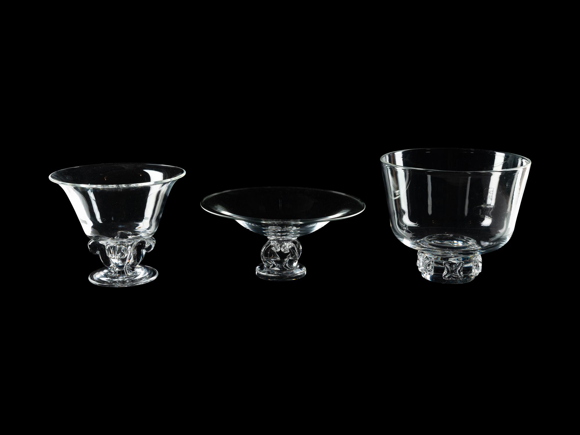 Three Steuben Glass Articles