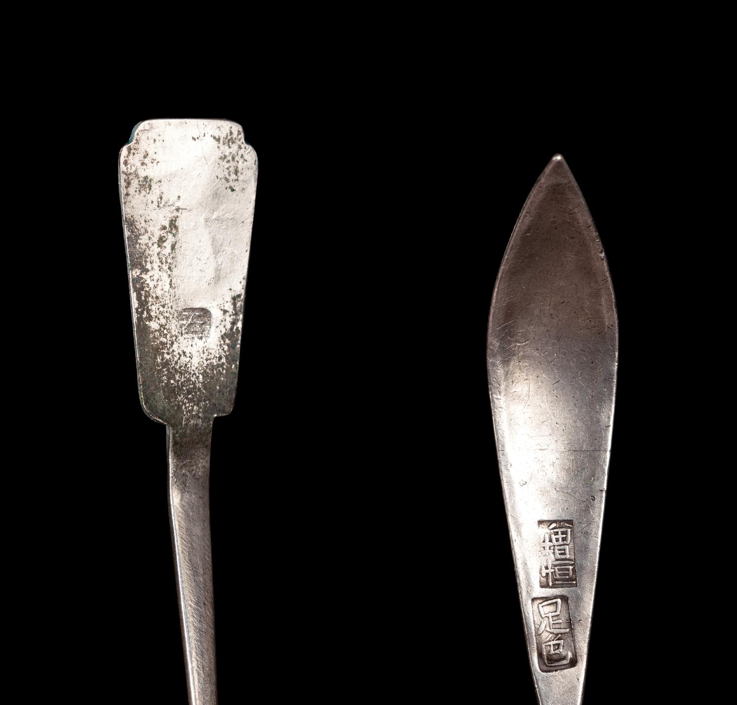 Five Chinese Enamel on Silver Hairpins