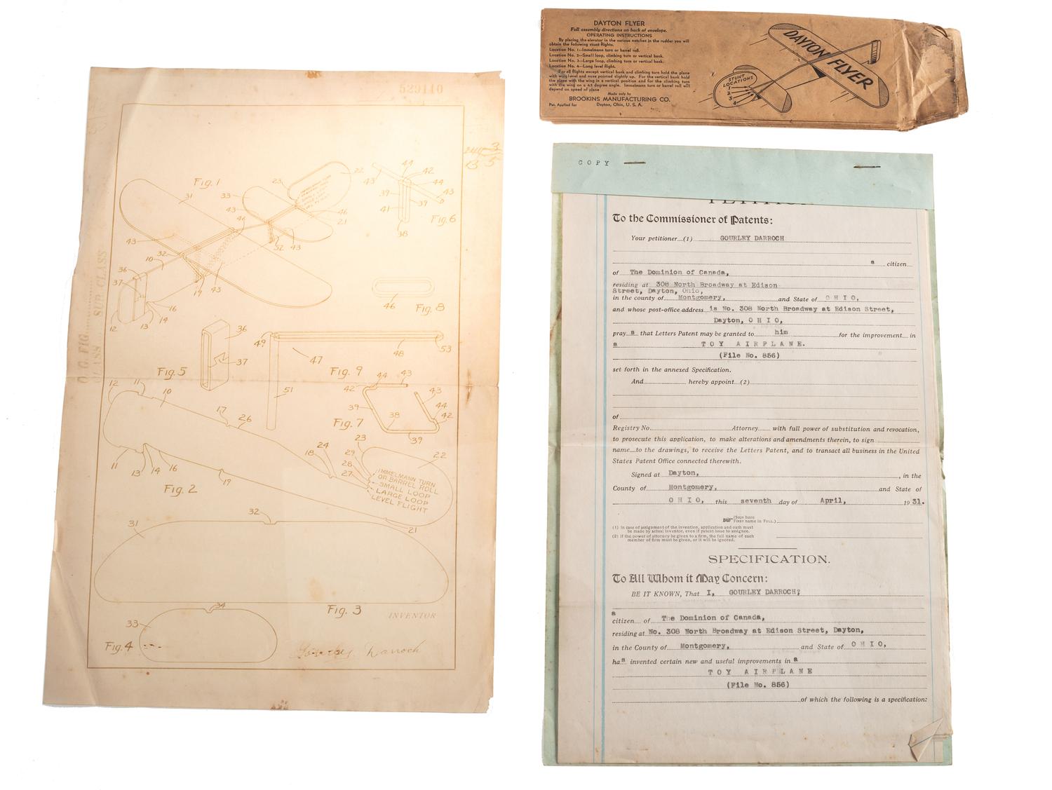 [OHIO] -- [SCIENCE & INDUSTRY]. APPLE, Vincent G. (1874-1932). Collection related to prolific Dayton-area inventor and automotive pioneer Vincent Groby Apple.