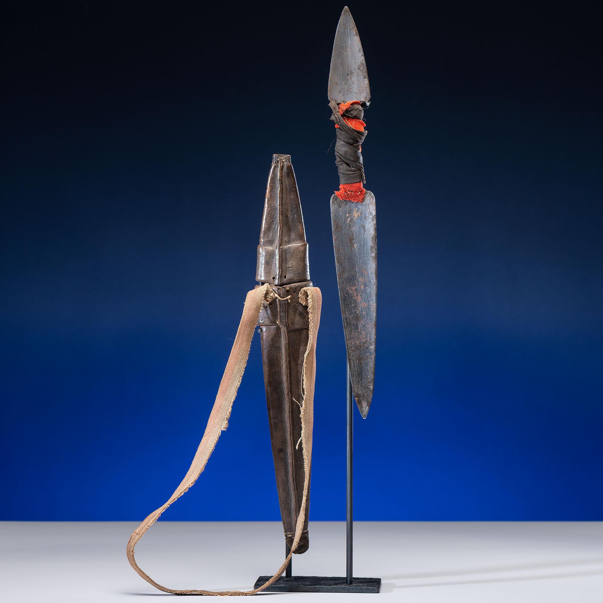 Tlingit Double-Ended Dagger with Sheath