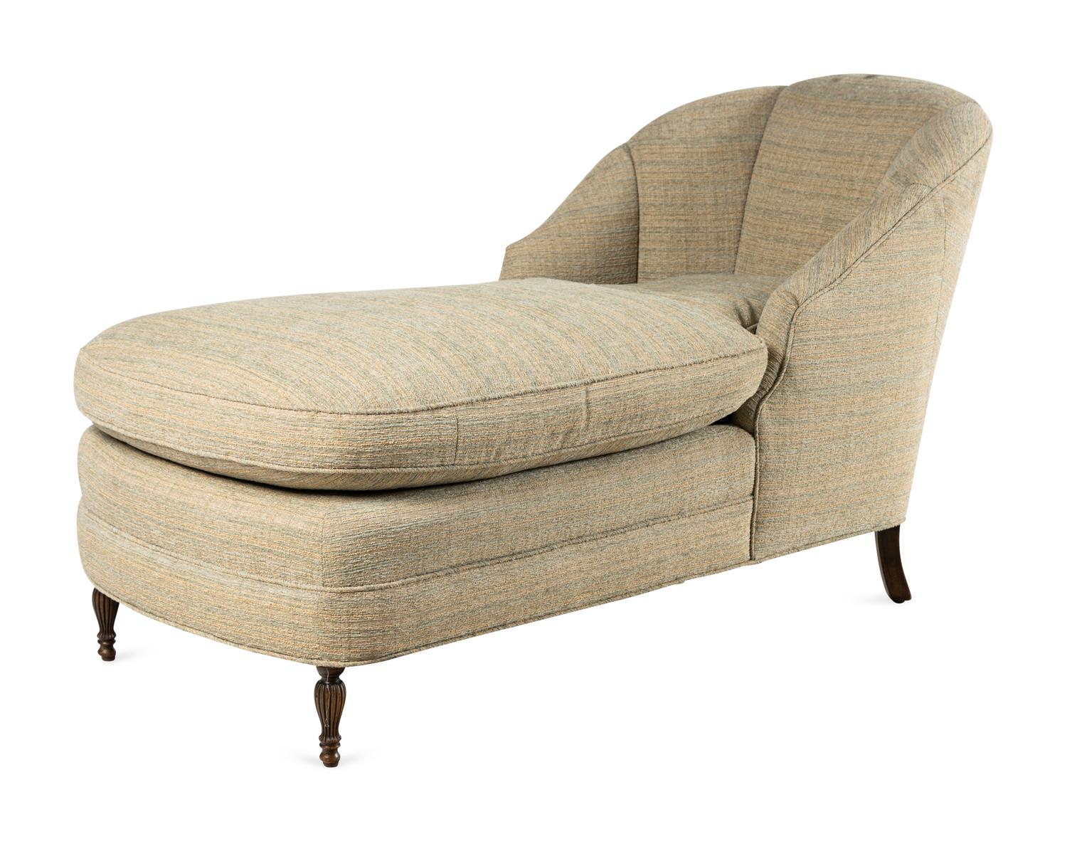 An Upholstered Chaise Lounge