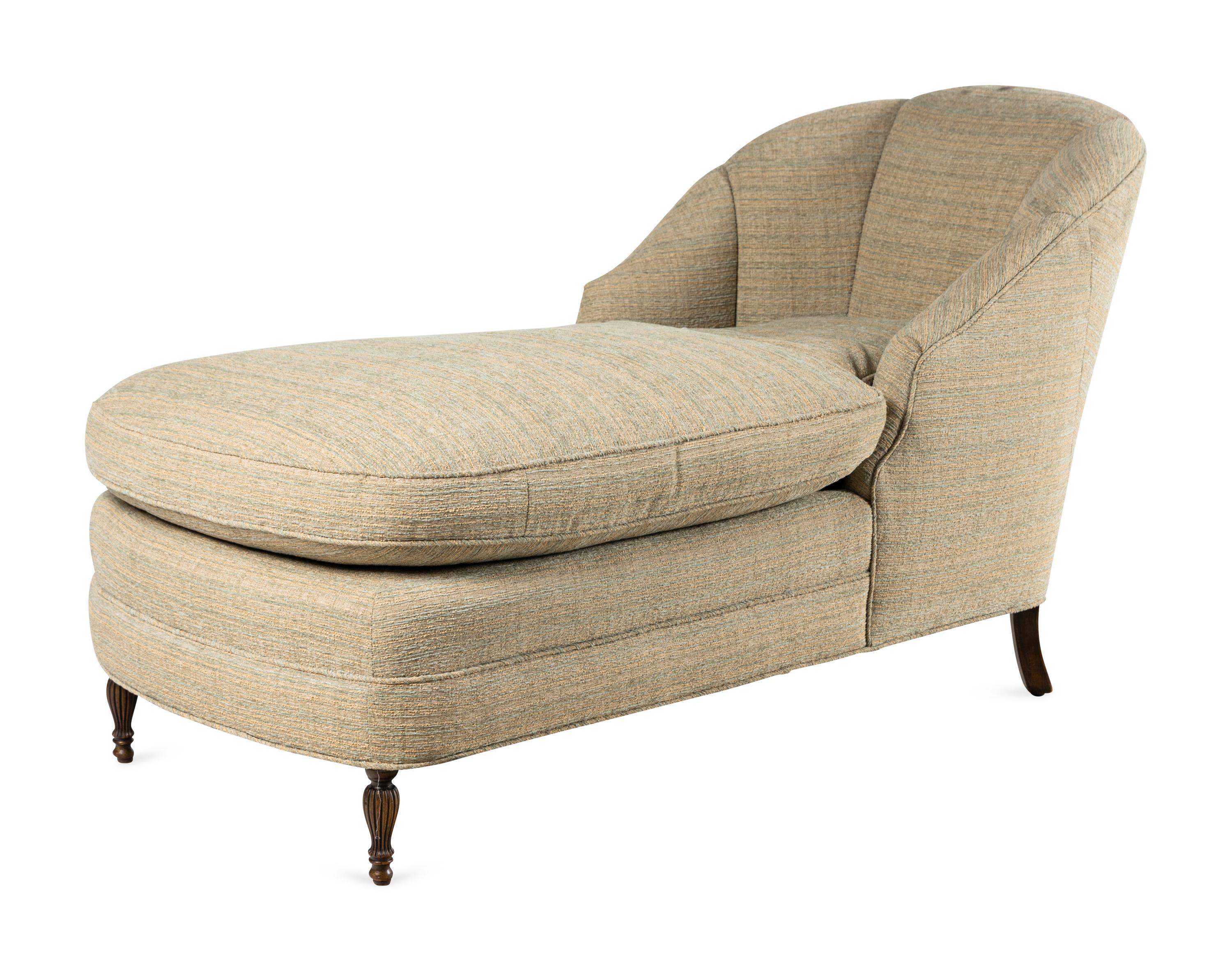 An Upholstered Chaise Lounge