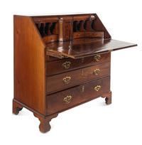 A George II Mahogany Slant-Front Bureau