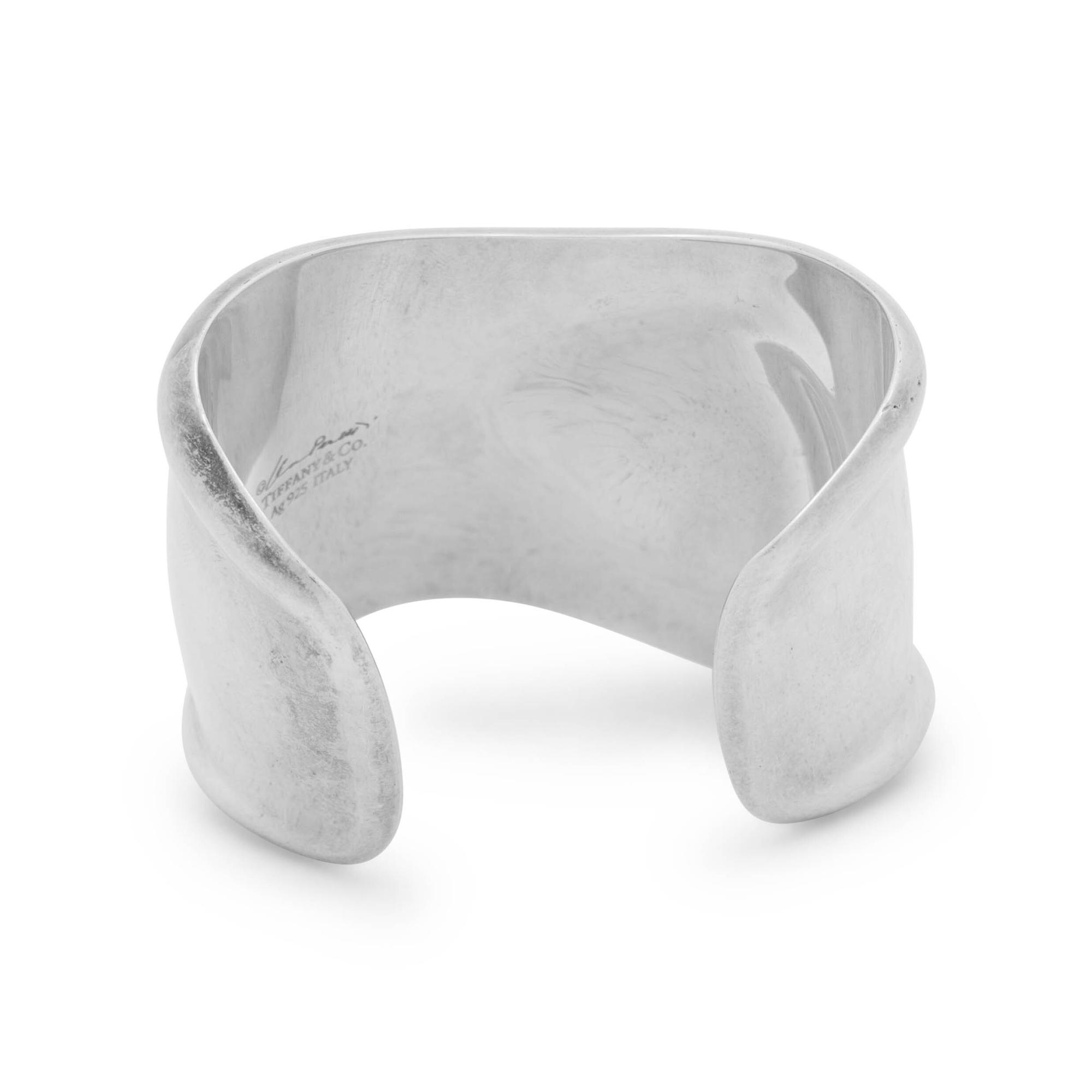 Elsa Peretti, Tiffany & Co.; Sterling Silver Small Bone Cuff