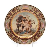 A Group of Four Vienna Porcelain Plates