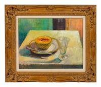 Still-Life of a Cantaloupe
