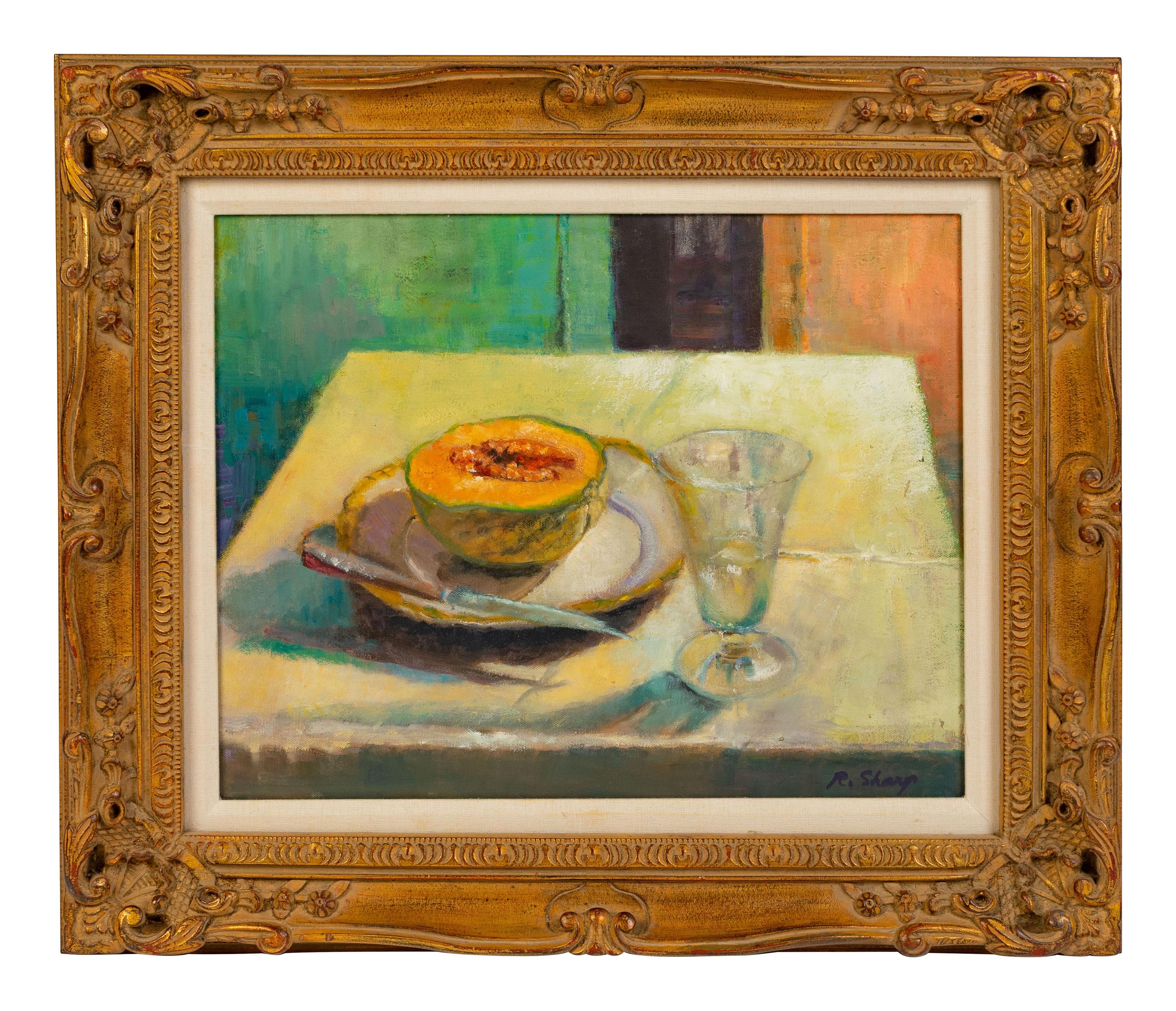 Still-Life of a Cantaloupe