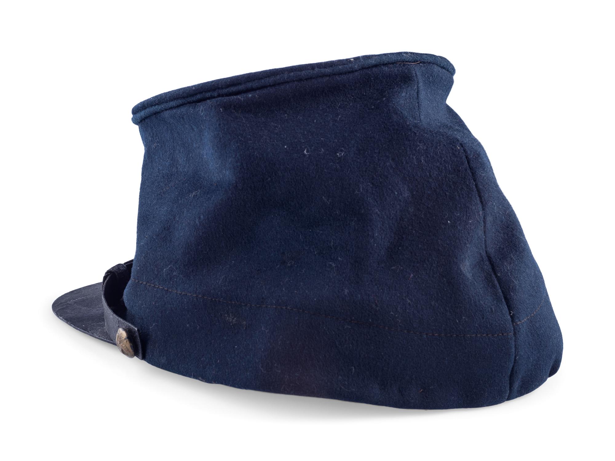 [CIVIL WAR]. (Associated with Gilpin Collection). Federal forage cap attributed to Corporal Levi L. Gilpin, 51st Ohio Volunteer Infantry.