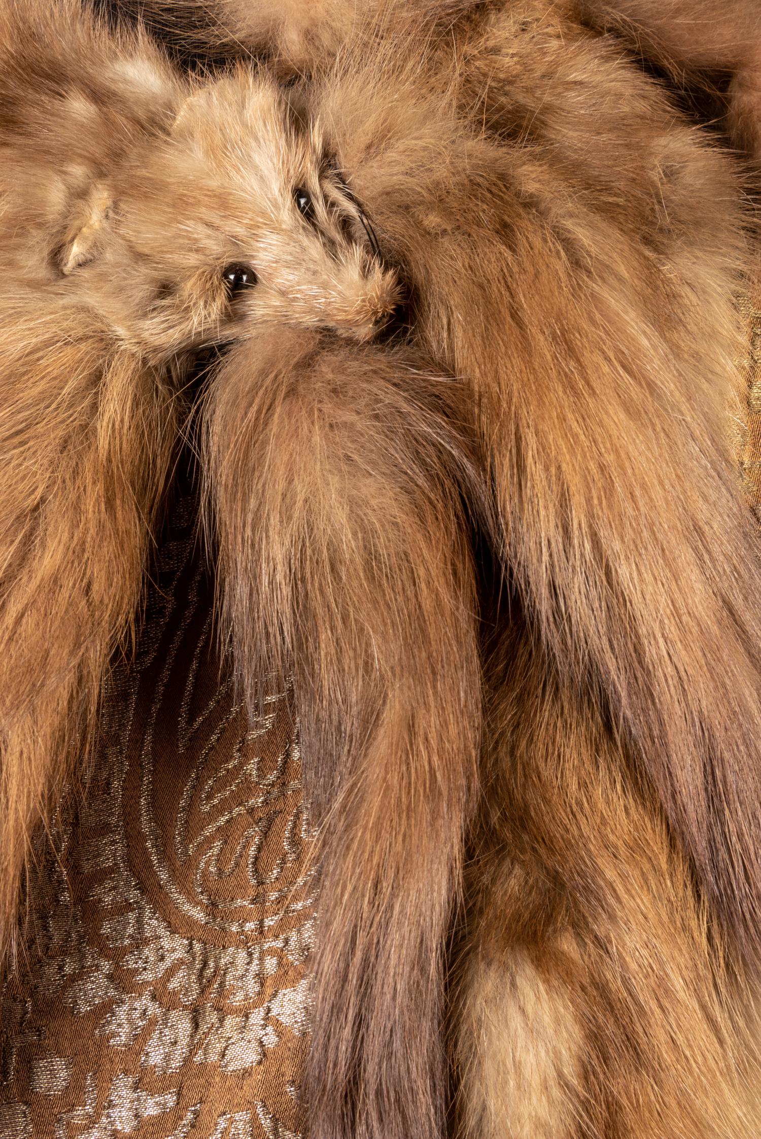 House of Worth Haute Couture Coat Trimmed in Fur, 1920s