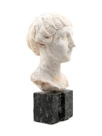 A Continental Marble Bust of a Woman