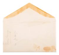 CARNEGIE, Andrew (1835-1919). Autograph letter signed ("Andrew Carnegie"), to Mr. John Martin. New York, 28 January 1911.