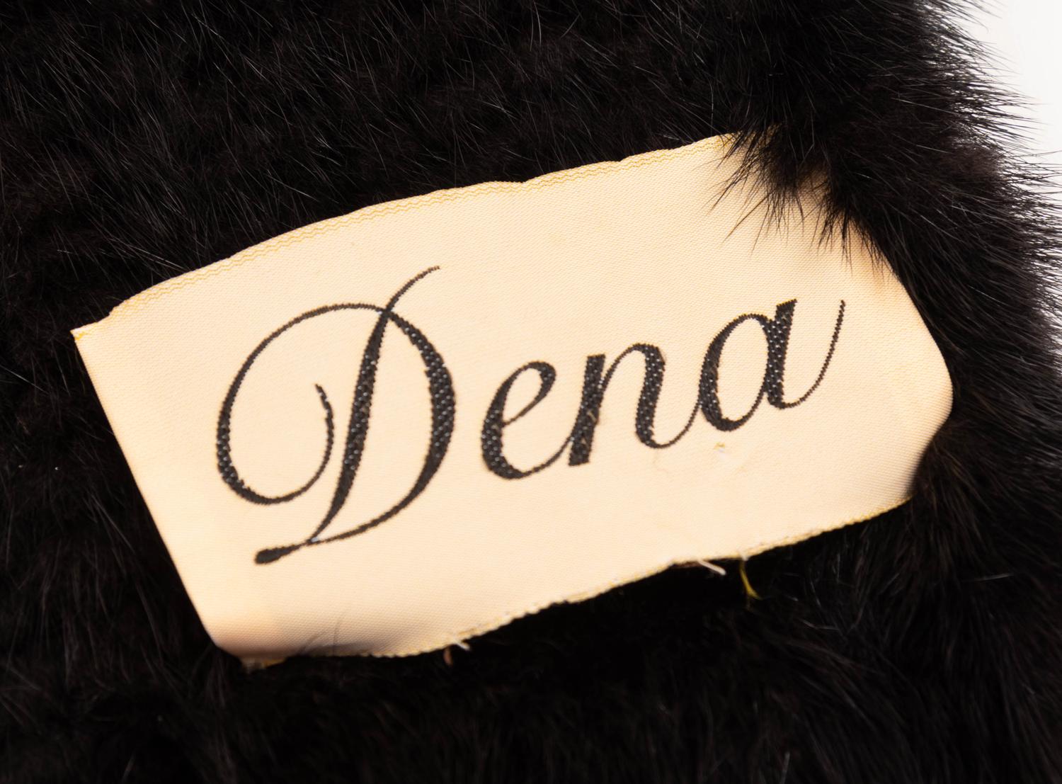 Two Fur Shawls; One Black Mink, One Brown Rabbit, 2000-2010s