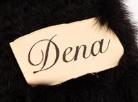 Two Fur Shawls; One Black Mink, One Brown Rabbit, 2000-2010s
