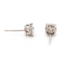SIDNEY GARBER, DIAMOND STUD EARRINGS
