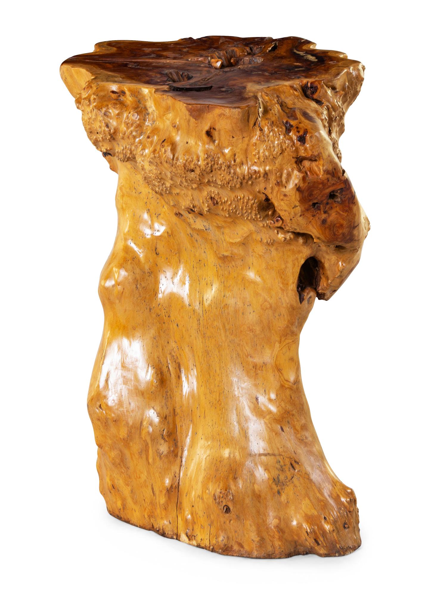 A Chinese Wood 'Root' Side Table