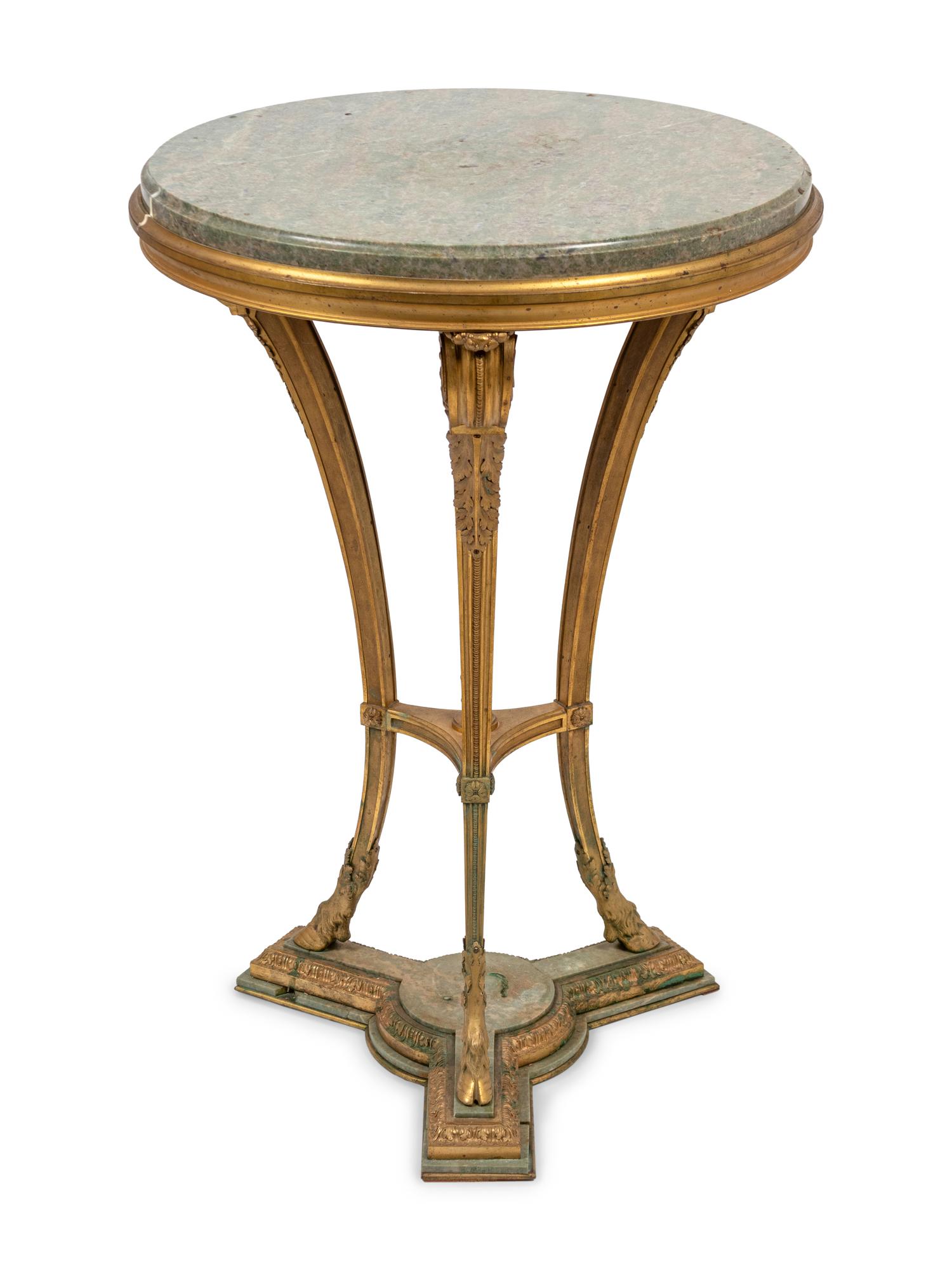A Louis XVI Style Painted Guéridon
