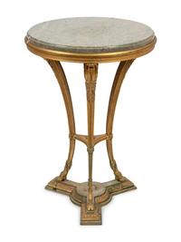 A Louis XVI Style Painted Guéridon