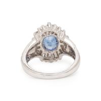 SAPPHIRE AND DIAMOND RING