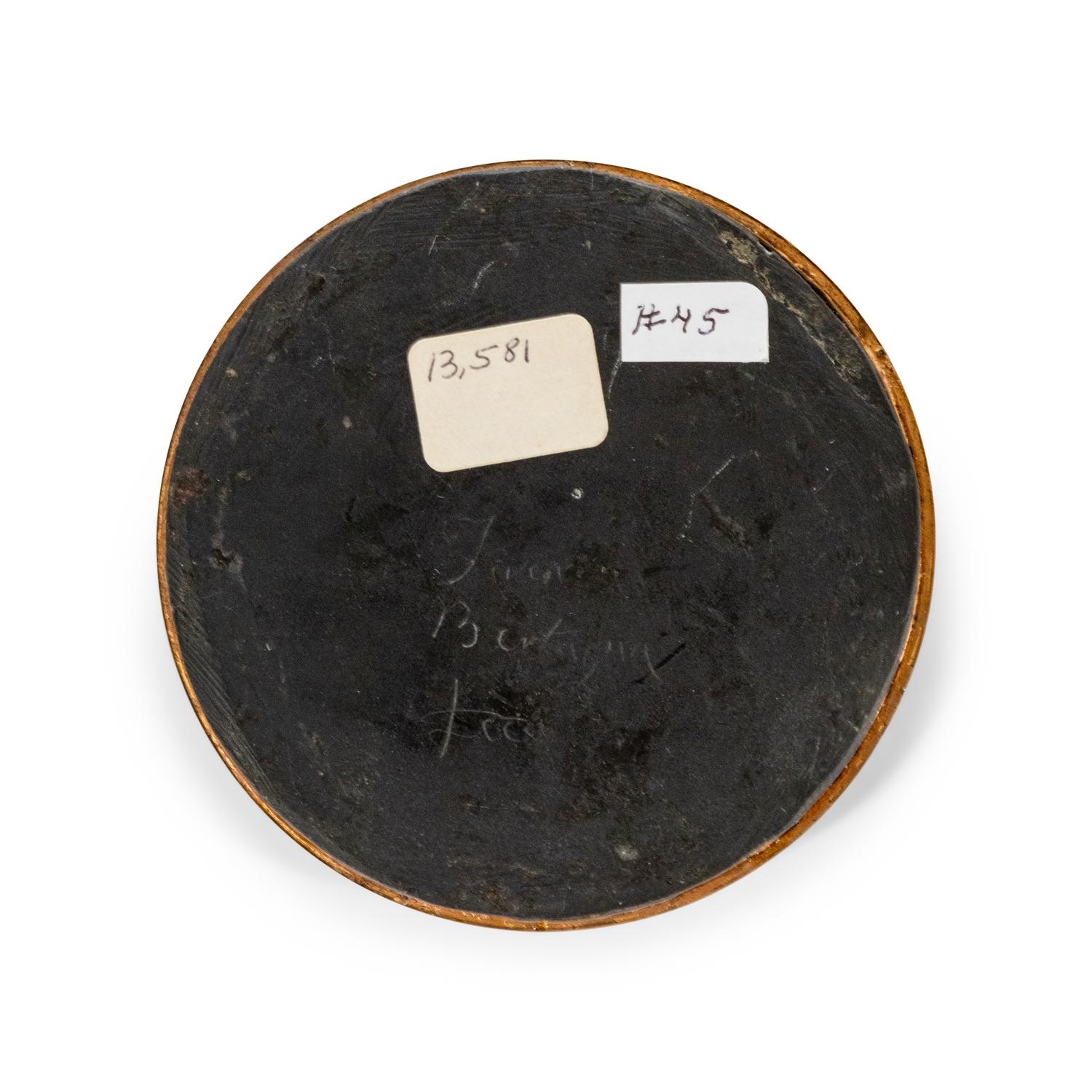 A Continental Wax and Jewel-Inset Profile Medallion of Catherine de' Medici