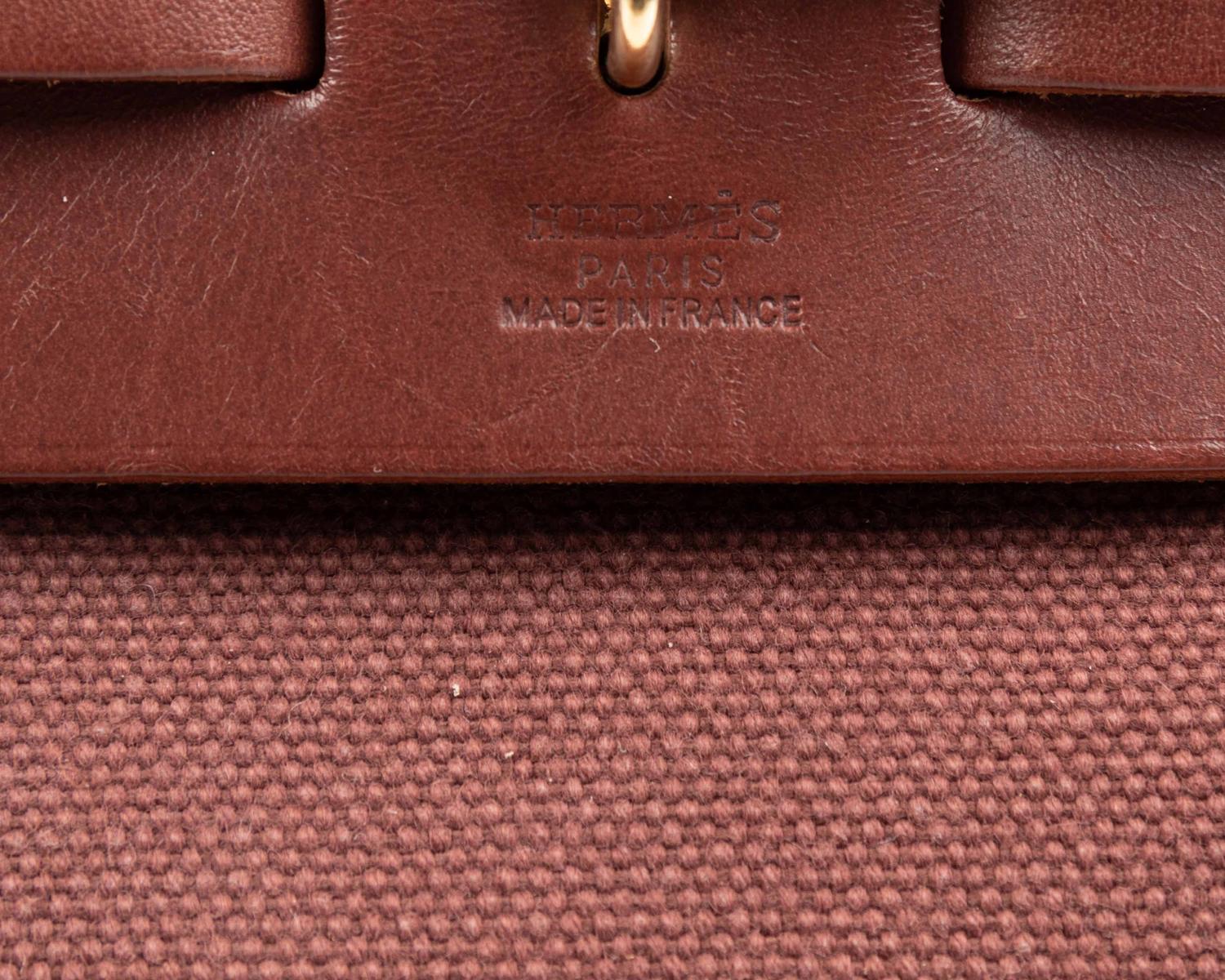 Hermès Convertible Toile Herbag, 2001